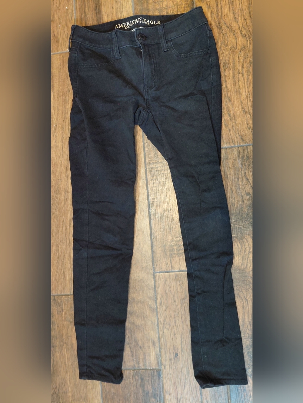 American Eagle Black Jegging Juniors Size 0 Short